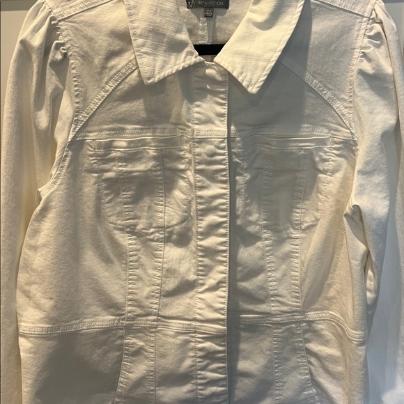 Wit & Wisdom Denim Peplum Jacket - Picture 7 of 8